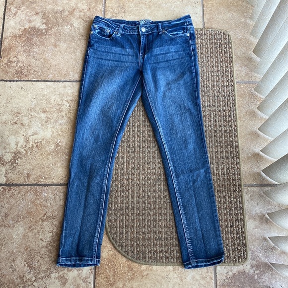 D Denim Dark Wash Skinny Jeans, Size 7 - Picture 4 of 8